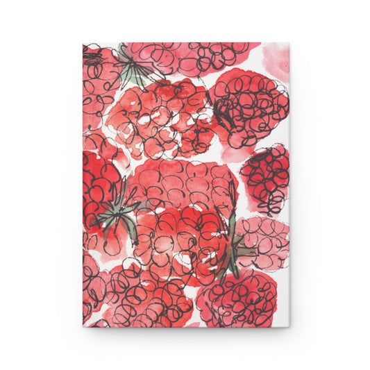 Red Raspberry Hardcover Journal