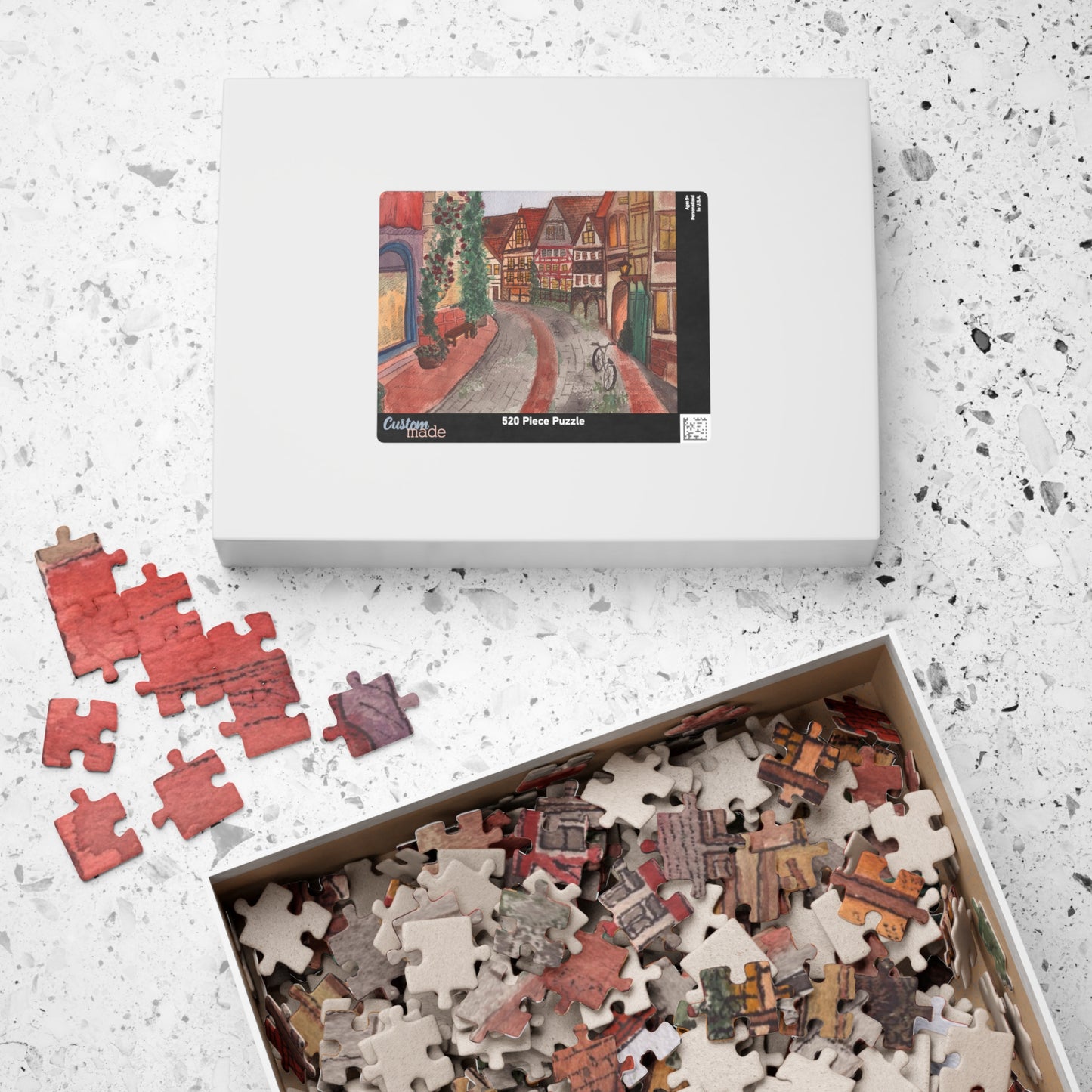 Streets of Marburg, Germany Puzzle (520 pieces)