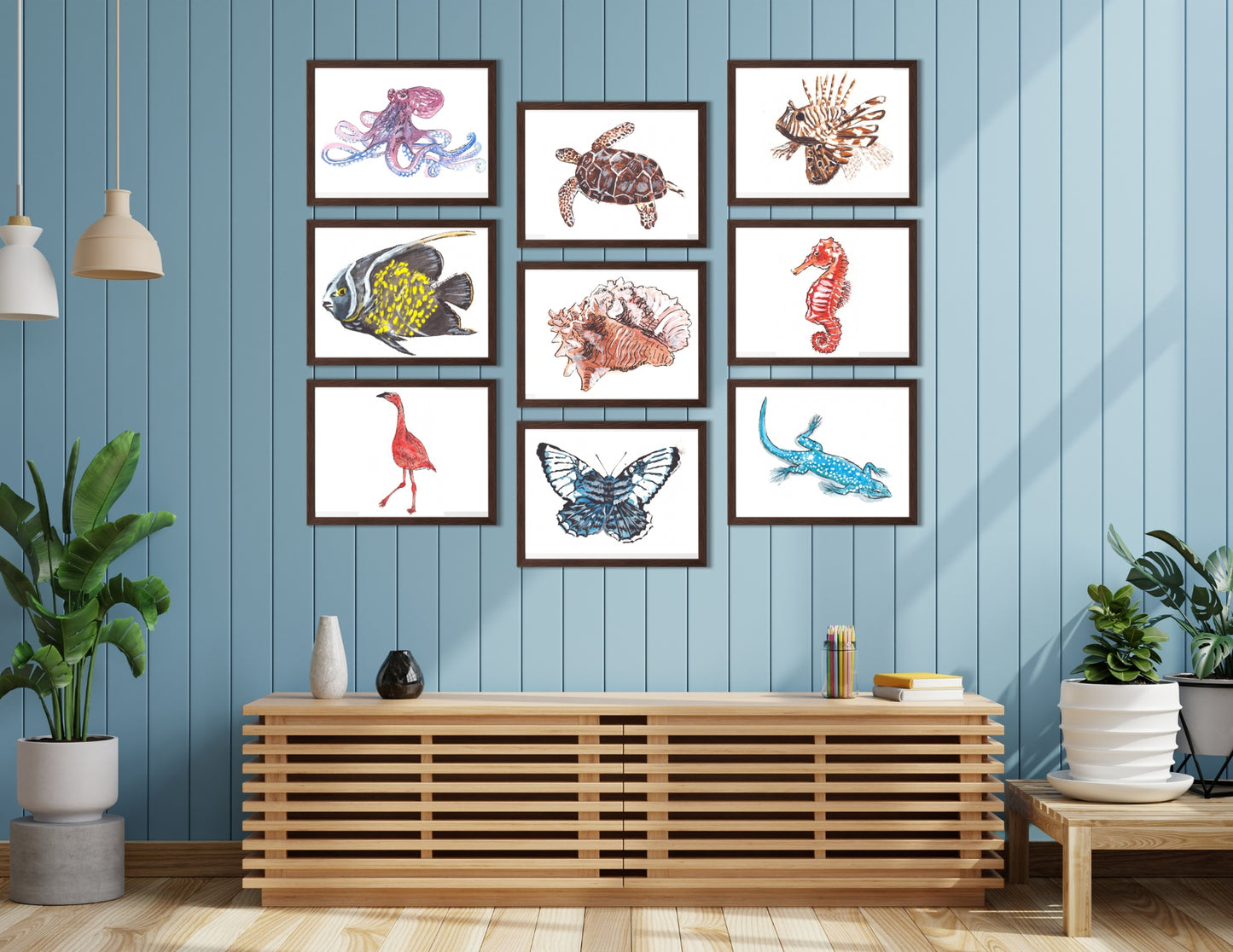 Caribbean Creatures Full Collection of 9