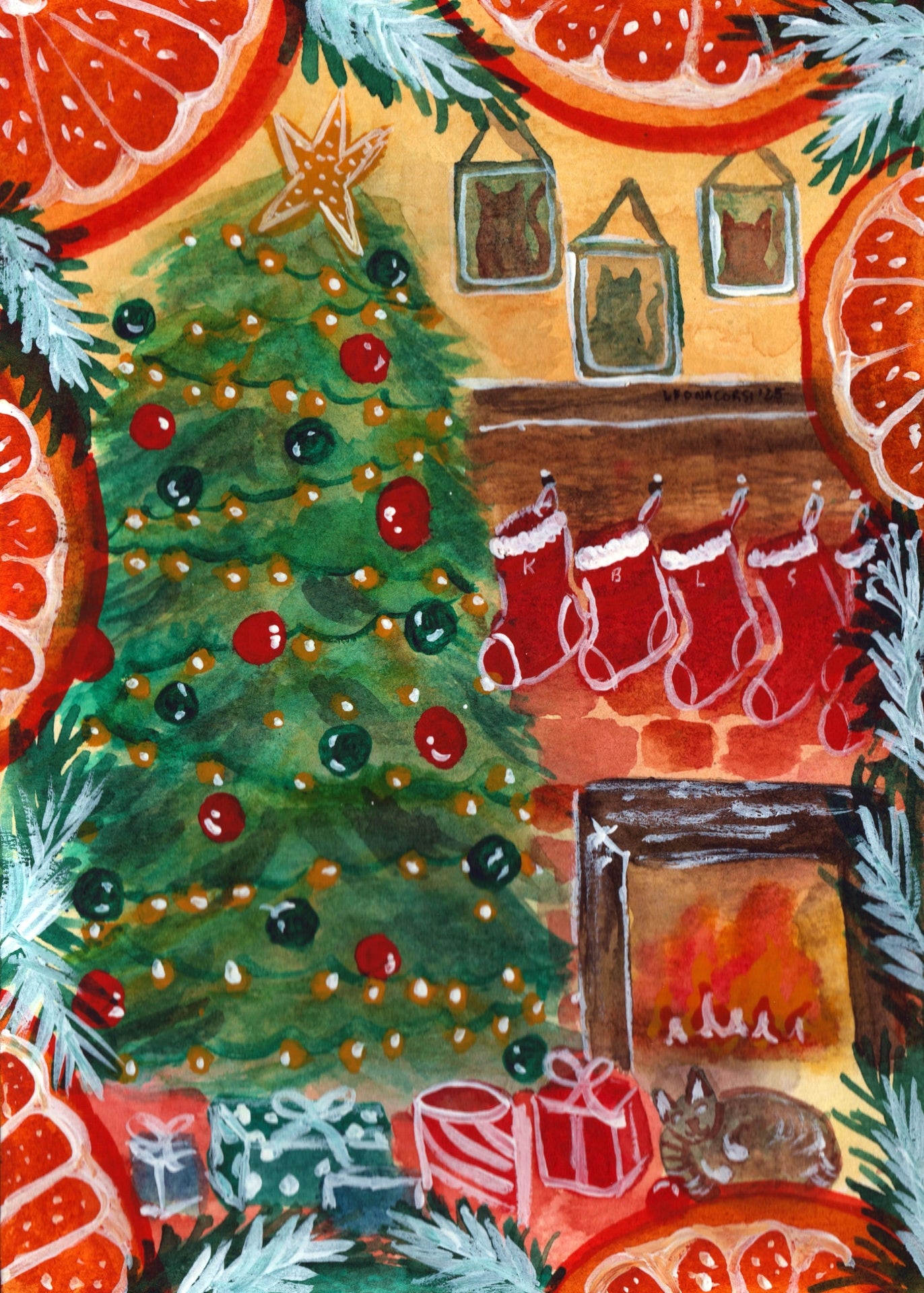 2025 Holiday Card Set (4) as Prints