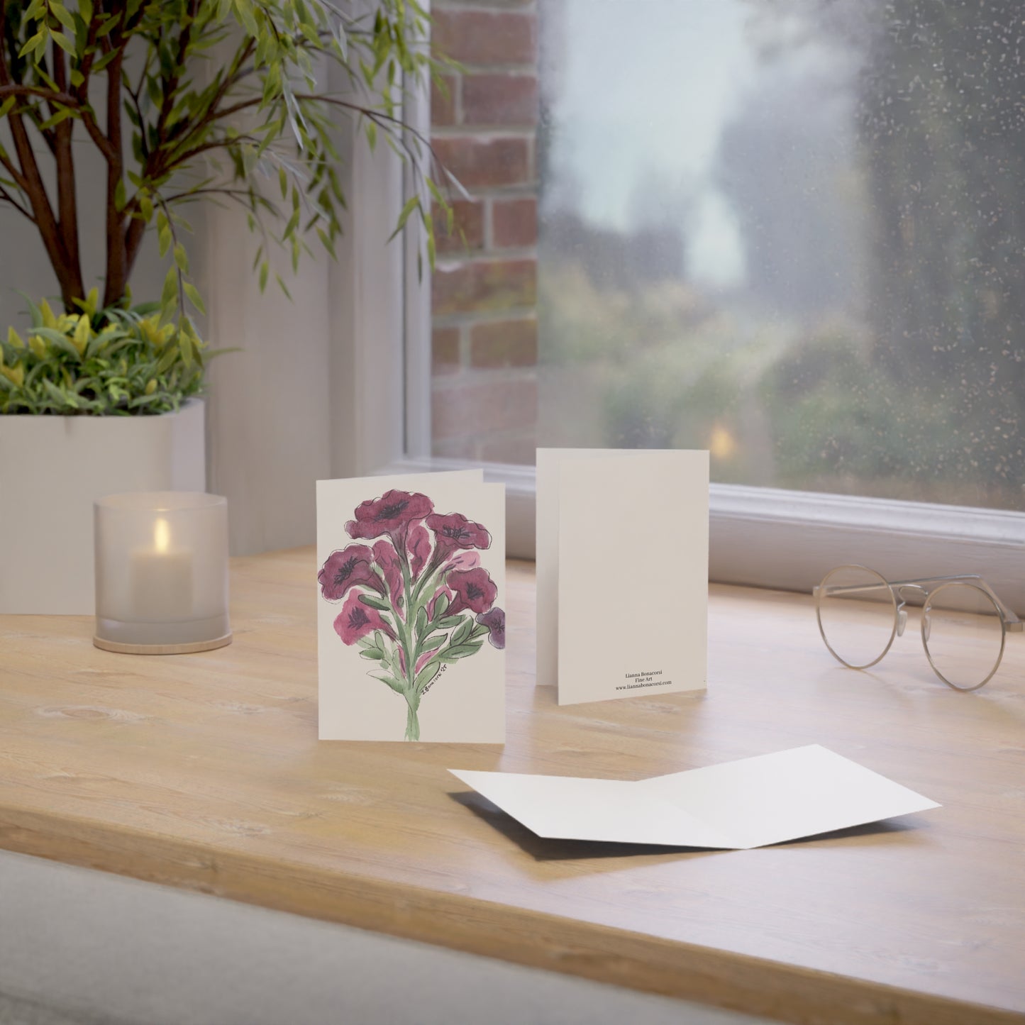 Petunia Greeting Cards (10 or 30 pc)