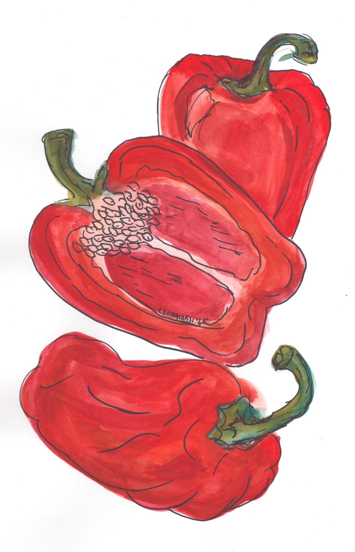 Gone Gardening Veggie Prints (Set of 3)