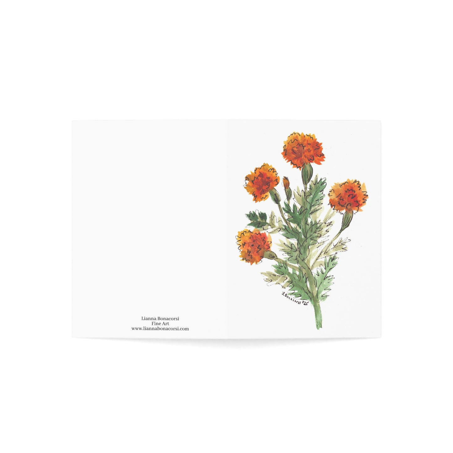 Marigold Greeting Cards (10 or 30 pc)