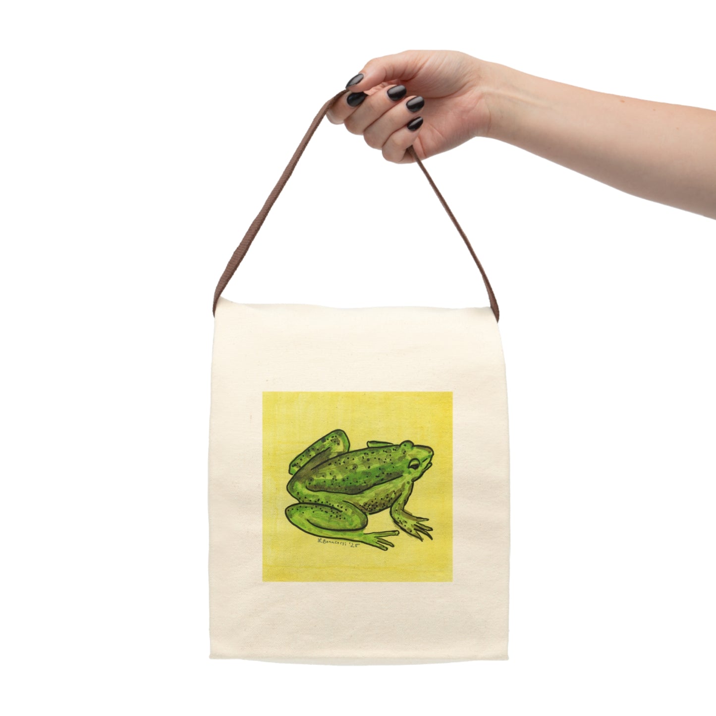 Frog Canvas Lunch Bag