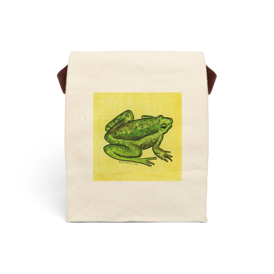 Frog Canvas Lunch Bag