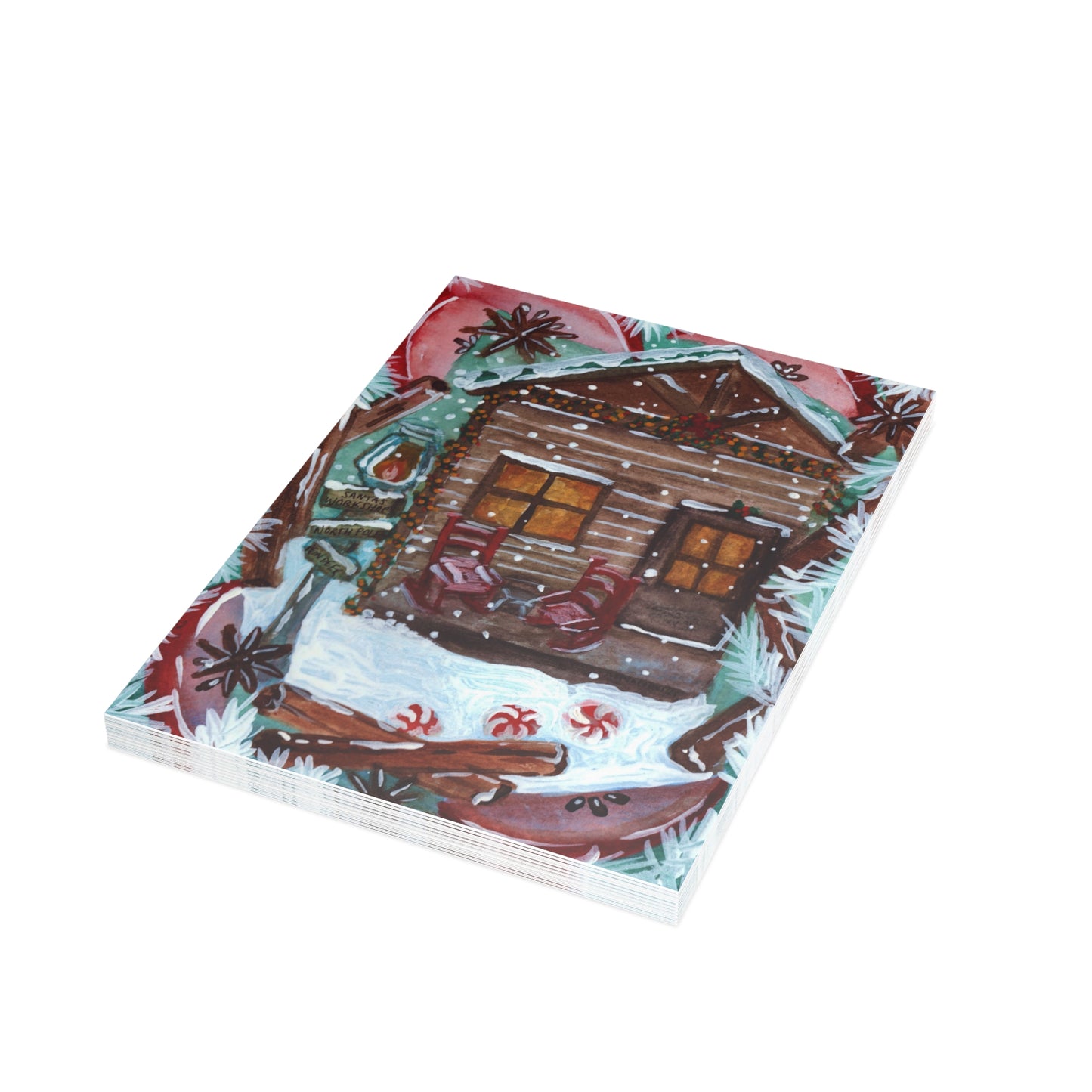 Santa's Workshop Postcards (5x7in • 10, 30, or 50pc)