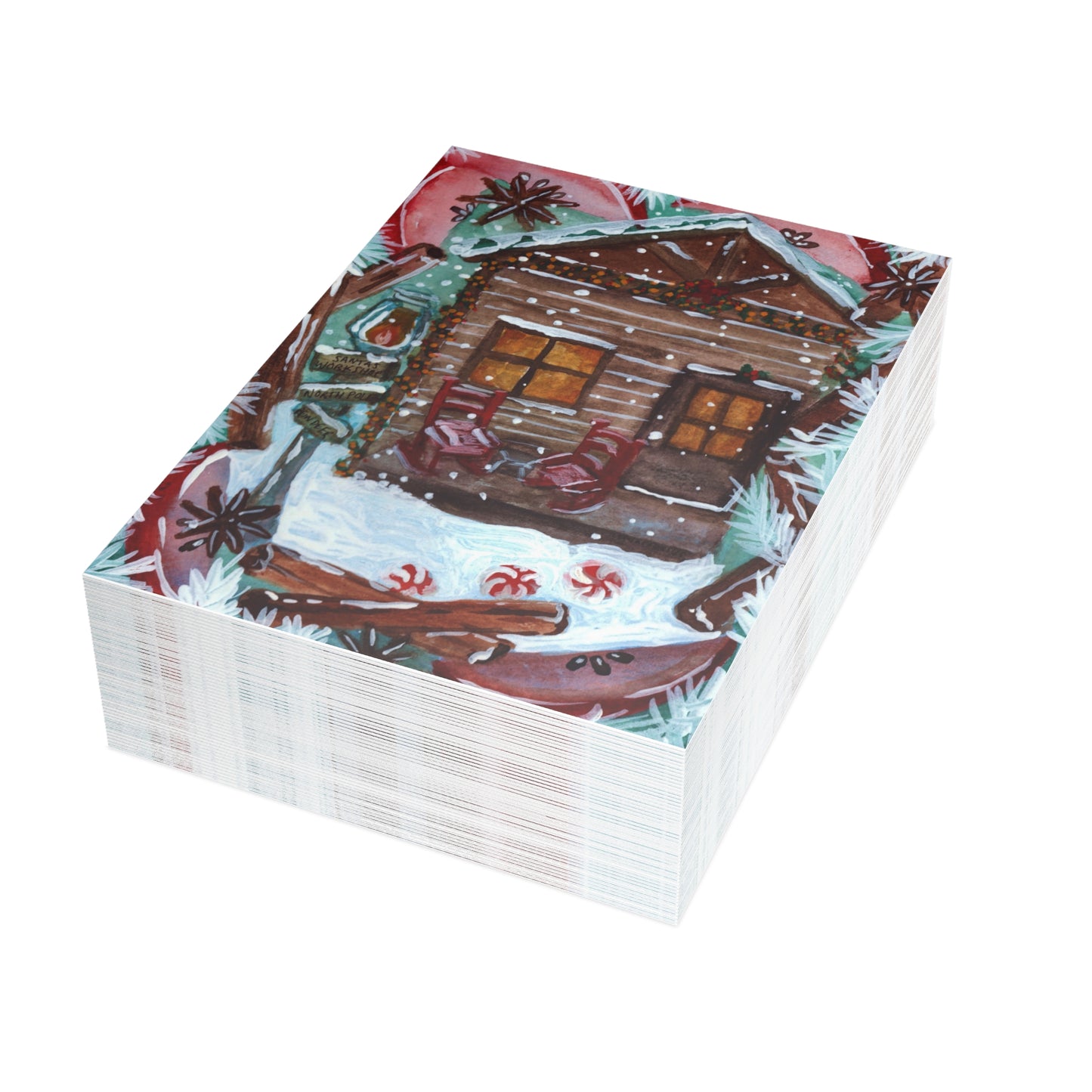 Santa's Workshop Postcards (5x7in • 10, 30, or 50pc)
