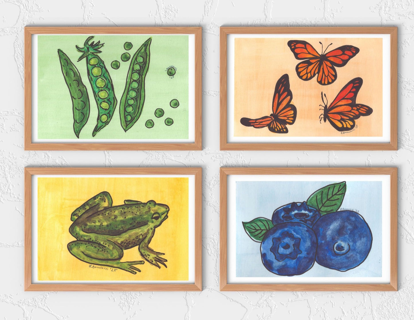 Elements of my Childhood (Set of 4)