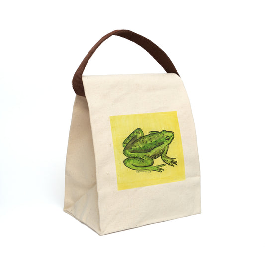 Frog Canvas Lunch Bag