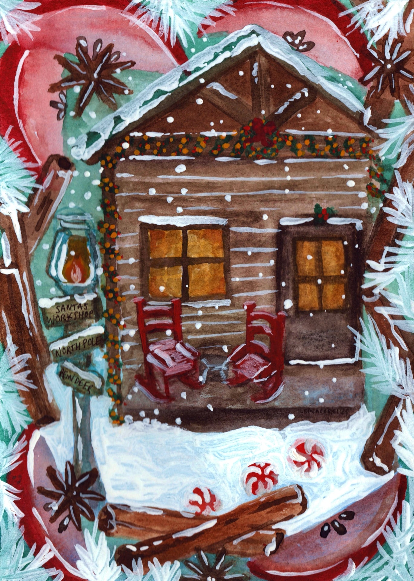 2025 Holiday Card Set (4) as Prints