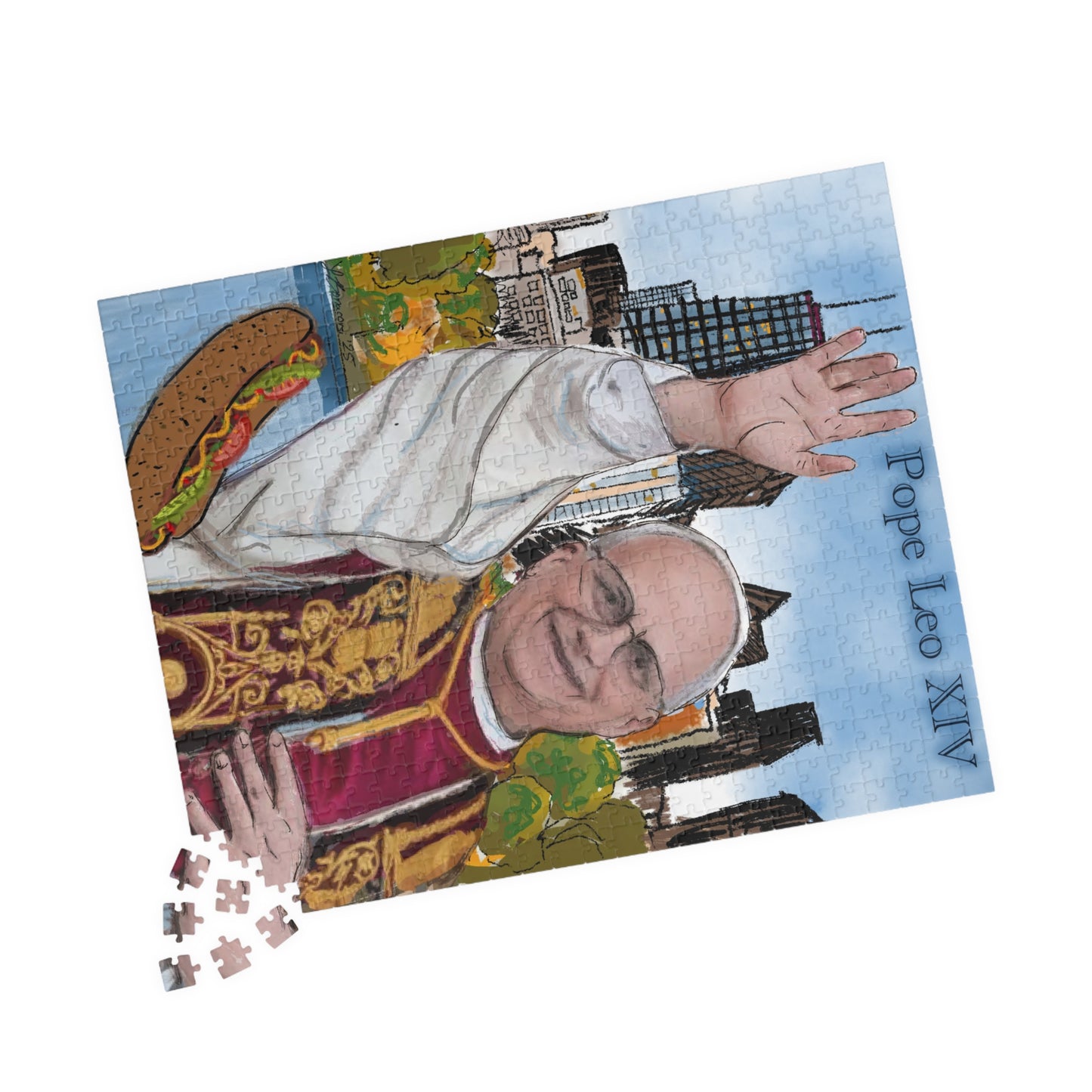 Chicago Pope Puzzle (520 pieces)