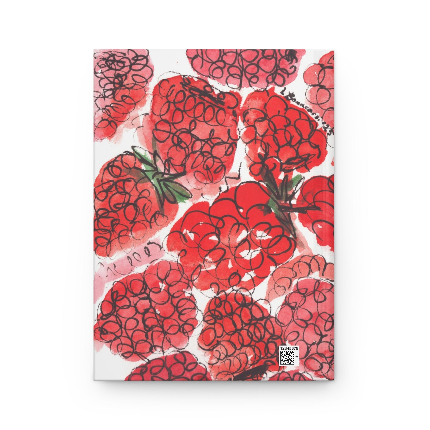 Red Raspberry Hardcover Journal