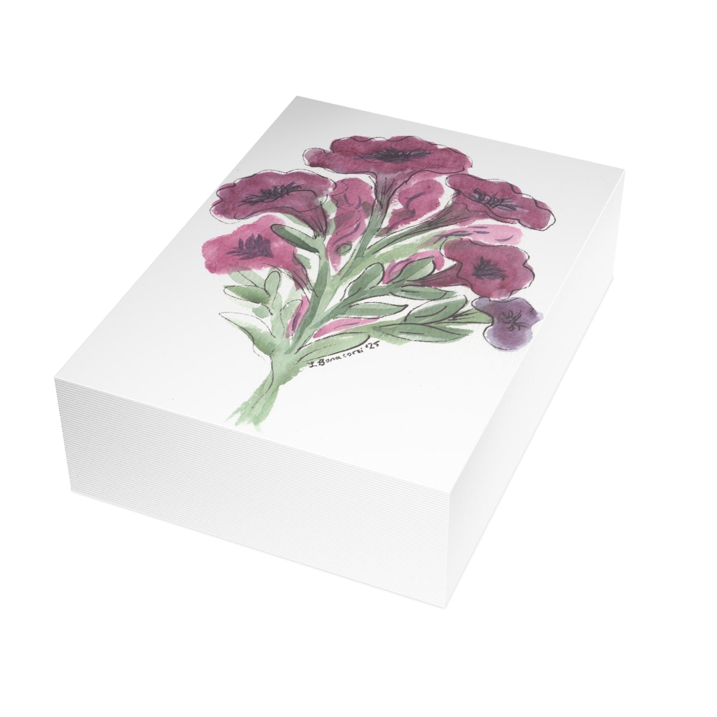Petunia Postcards  (5x7in • 10, 30, or 50pc)